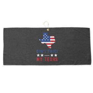 Don't Fauci My Texas USA Flag American Patriot Funny Large Microfiber Waffle Golf Towel