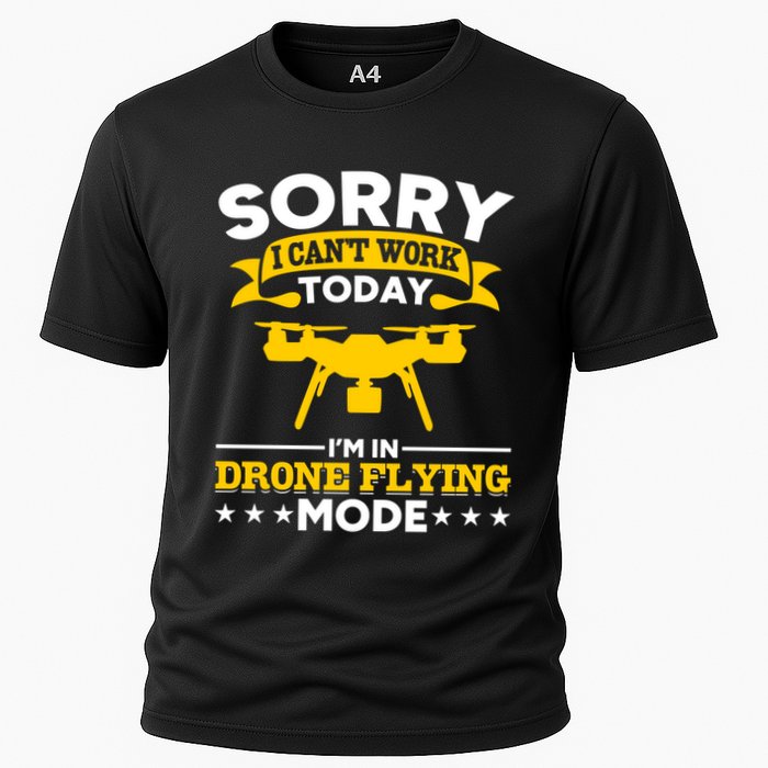 Drone Flying Mode Drone Racing Funny Drone Pilot Funny Gift Cooling Performance Crew T-Shirt
