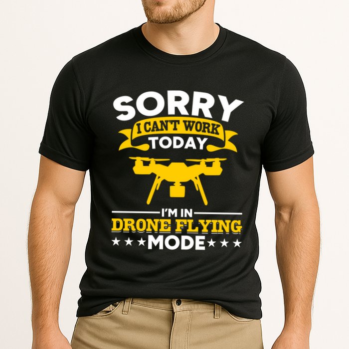 Drone Flying Mode Drone Racing Funny Drone Pilot Funny Gift Cooling Performance Crew T-Shirt