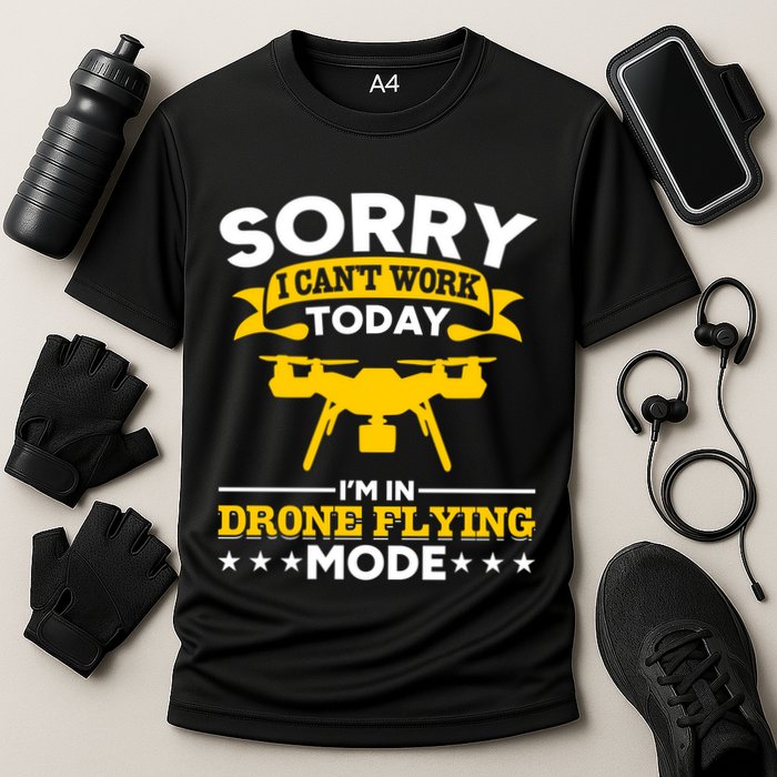 Drone Flying Mode Drone Racing Funny Drone Pilot Funny Gift Cooling Performance Crew T-Shirt