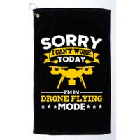 Drone Flying Mode Drone Racing Funny Drone Pilot Funny Gift Golf Towel