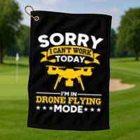 Drone Flying Mode Drone Racing Funny Drone Pilot Funny Gift Golf Towel