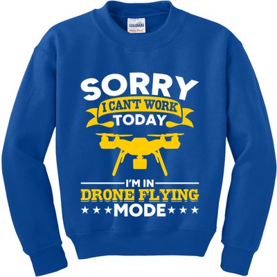 Drone Flying Mode Drone Racing Funny Drone Pilot Funny Gift Kids Sweatshirt