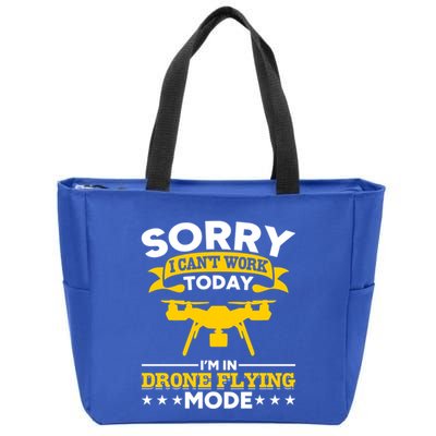 Drone Flying Mode Drone Racing Funny Drone Pilot Funny Gift Zip Tote Bag