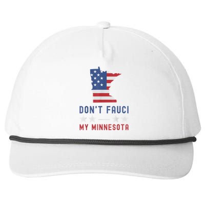 Don't Fauci My Minnesota USA Flag American Patriot Funny Snapback Five-Panel Rope Hat