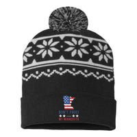 Don't Fauci My Minnesota USA Flag American Patriot Funny USA-Made Snowflake Beanie