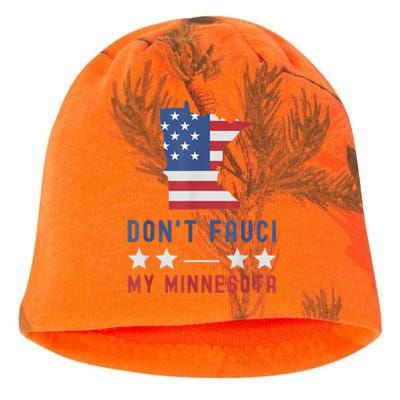 Don't Fauci My Minnesota USA Flag American Patriot Funny Kati - Camo Knit Beanie