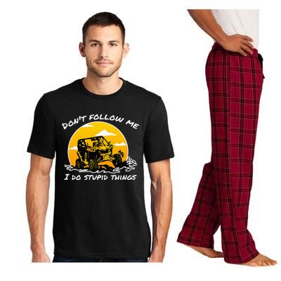 DonT Follow Me I Do Stupid Things Classic Utv Car Driver Pajama Set