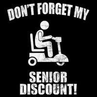 Don't Forget My Senior Discount Funny Backpack