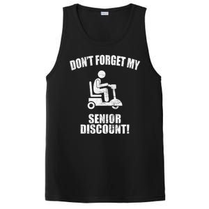 Don't Forget My Senior Discount Funny PosiCharge Competitor Tank