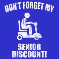 Don't Forget My Senior Discount Funny 16 in Basic Backpack