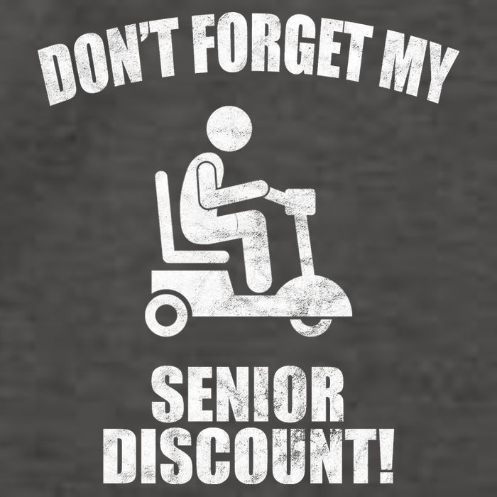 Don't Forget My Senior Discount Funny Vector Backpack