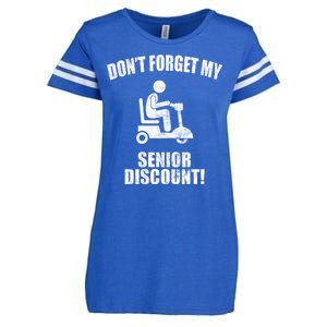 Don't Forget My Senior Discount Funny Enza Ladies Jersey Football T-Shirt