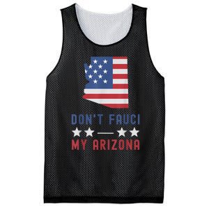 Don't Fauci My Arizona USA Flag American Patriot Funny Mesh Reversible Basketball Jersey Tank