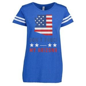 Don't Fauci My Arizona USA Flag American Patriot Funny Enza Ladies Jersey Football T-Shirt