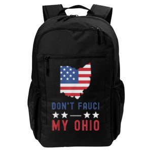 Don't Fauci My Ohio USA Flag American Patriot Funny Daily Commute Backpack