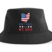 Don't Fauci My Ohio USA Flag American Patriot Funny Sustainable Bucket Hat