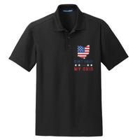 Don't Fauci My Ohio USA Flag American Patriot Funny Dry Zone Grid Polo