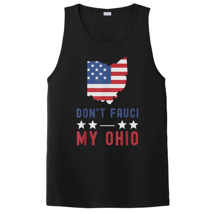 Don't Fauci My Ohio USA Flag American Patriot Funny PosiCharge Competitor Tank