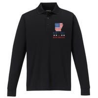 Don't Fauci My Arkansas USA Flag American Patriot Funny Performance Long Sleeve Polo