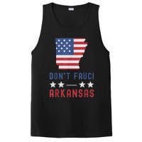 Don't Fauci My Arkansas USA Flag American Patriot Funny PosiCharge Competitor Tank