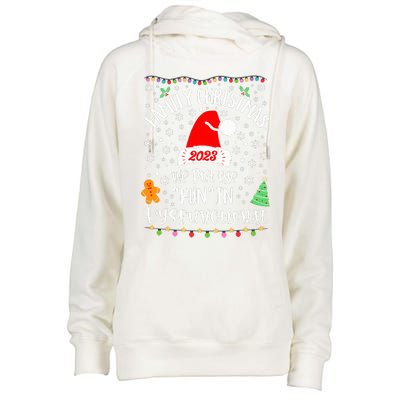 Dysfunctional Funny Matching Family Christmas Pajamas XMas  Womens Funnel Neck Pullover Hood