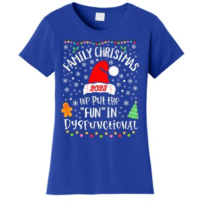 Dysfunctional Funny Matching Family Christmas Pajamas XMas  Women's T-Shirt