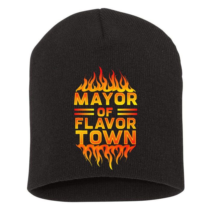 Design For Mayor Of Flavor Town Short Acrylic Beanie