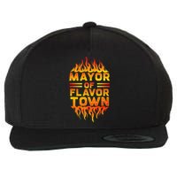 Design For Mayor Of Flavor Town Wool Snapback Cap