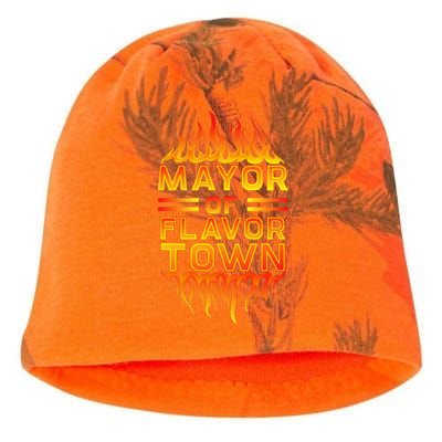 Design For Mayor Of Flavor Town Kati - Camo Knit Beanie