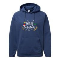 Design For Merry Christmas Performance Fleece Hoodie