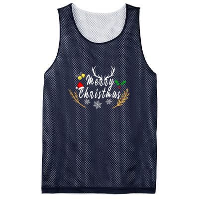 Design For Merry Christmas Mesh Reversible Basketball Jersey Tank