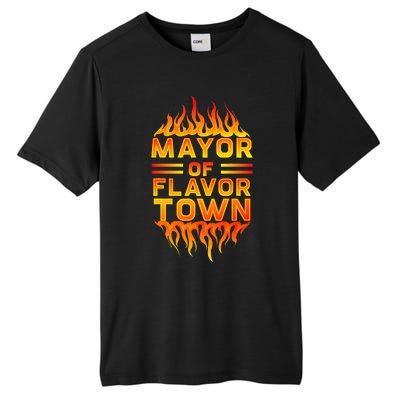 Design For Mayor Of Flavor Town Tall Fusion ChromaSoft Performance T-Shirt