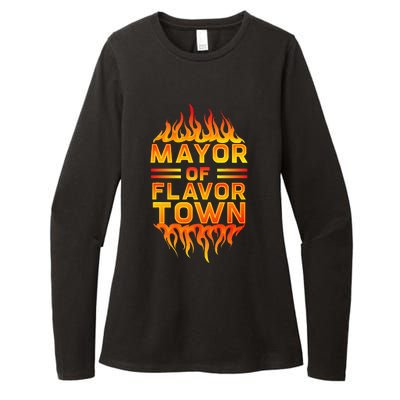 Design For Mayor Of Flavor Town Womens CVC Long Sleeve Shirt