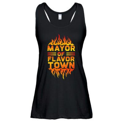 Design For Mayor Of Flavor Town Ladies Essential Flowy Tank