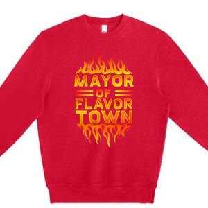 Design For Mayor Of Flavor Town Premium Crewneck Sweatshirt