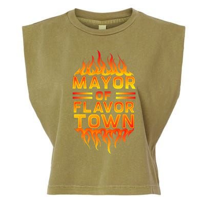 Design For Mayor Of Flavor Town Garment-Dyed Women's Muscle Tee