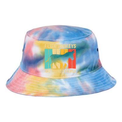 Donkey For Mule Equine Horse Tie Dye Newport Bucket Hat