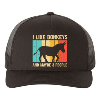 Donkey For Mule Equine Horse Yupoong Adult 5-Panel Trucker Hat