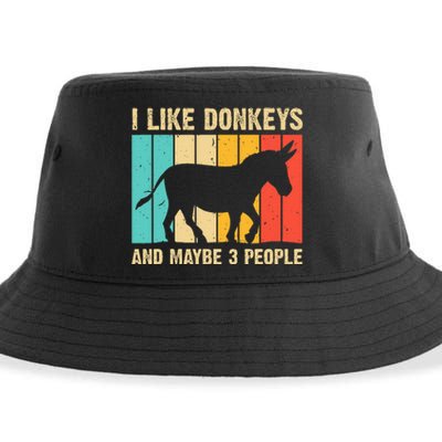 Donkey For Mule Equine Horse Sustainable Bucket Hat