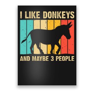 Donkey For Mule Equine Horse Poster