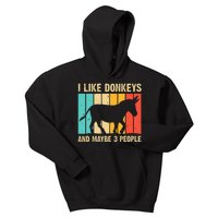 Donkey For Mule Equine Horse Kids Hoodie