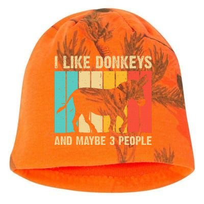 Donkey For Mule Equine Horse Kati - Camo Knit Beanie