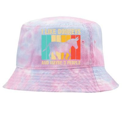 Donkey For Mule Equine Horse Tie-Dyed Bucket Hat