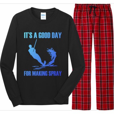 Day For Making Spray Ski Rope Water Skiing Gift Long Sleeve Pajama Set