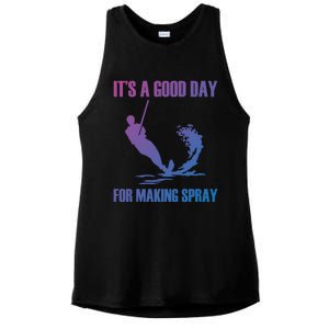 Day For Making Spray Ski Rope Water Skiing Gift Ladies PosiCharge Tri-Blend Wicking Tank