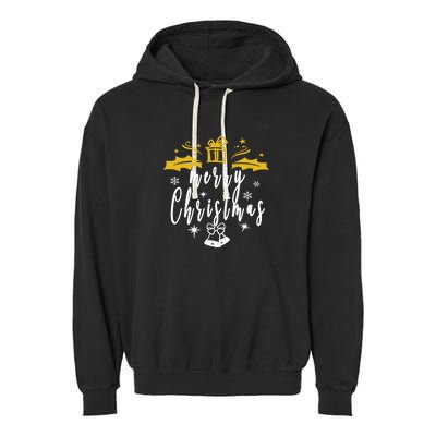 Design For Merry Christmas Garment-Dyed Fleece Hoodie