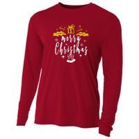 Design For Merry Christmas Cooling Performance Long Sleeve Crew