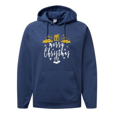 Design For Merry Christmas Performance Fleece Hoodie