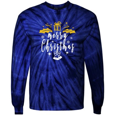 Design For Merry Christmas Tie-Dye Long Sleeve Shirt